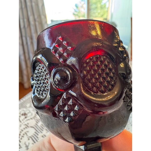 Vintage Avon Ruby Red Cordial Glasses – Cape Cod Collection, Set of 4 🍷 - Picture 4 of 7